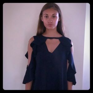 Michael Kors Navy Blue Dreas Shirt